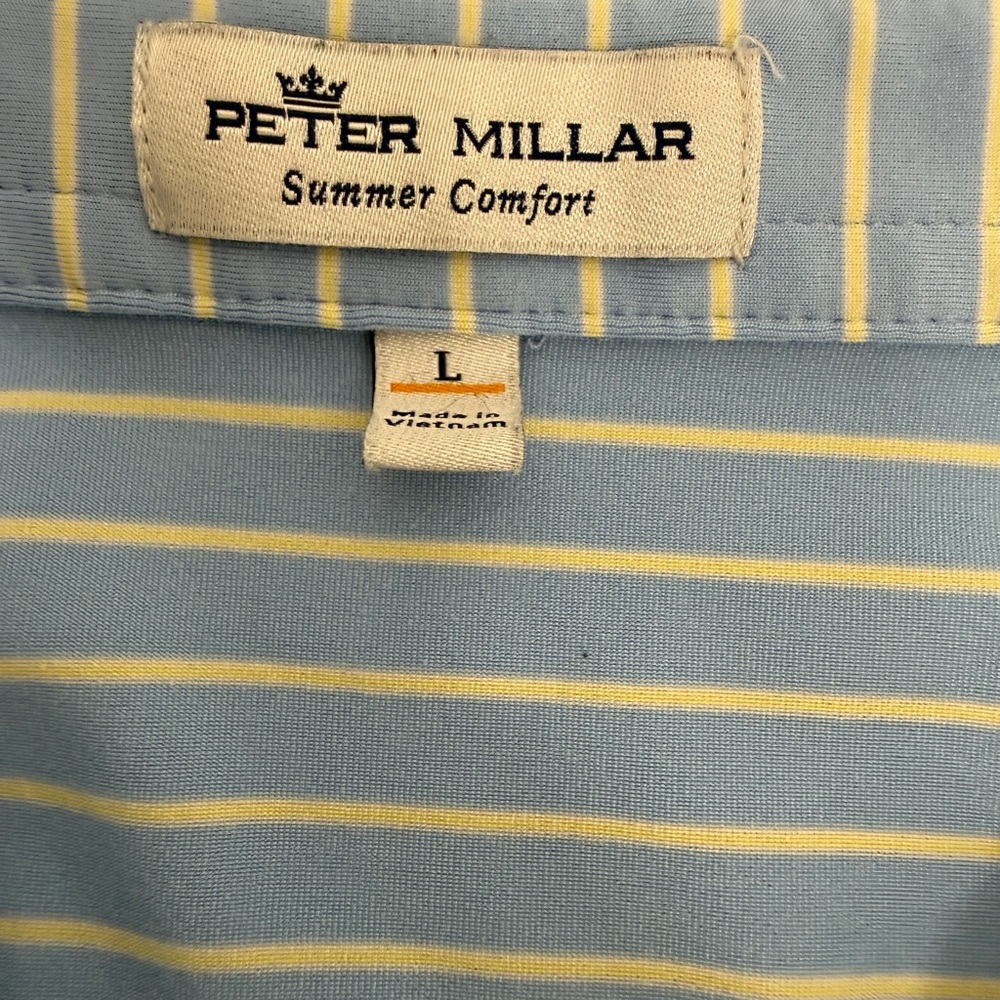 Peter Millar Summer Comfort PGA Southern Hills Logo Polo Shirt Men’s Large - Picture 3 of 12